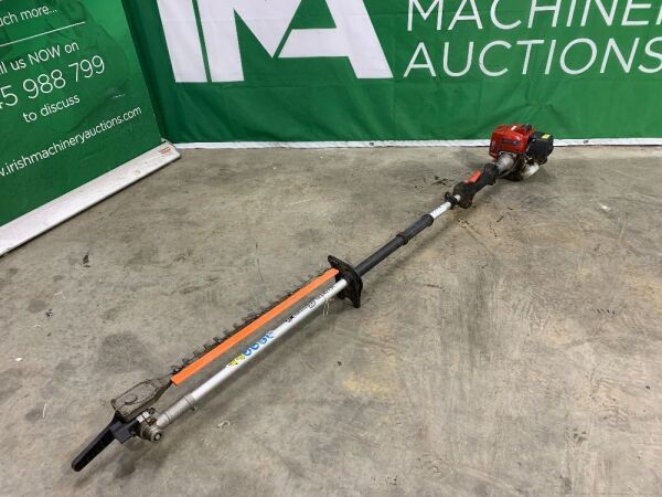 UNRESERVED Kawasaki Long Reach Petrol Pole Hedge Trimmer