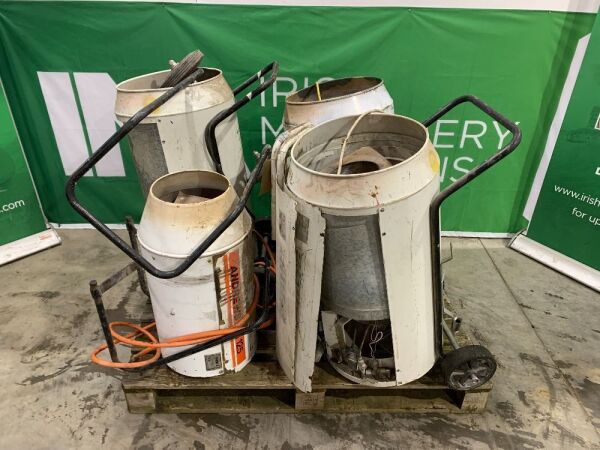 UNRESERVED 4 x Portable Gas Blow Heaters (Parts/Repair)