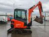 2019 Kubota KX027-4 2.6T Excavator c/w 3 x Buckets - 3