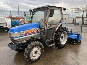 Iseki Geas 25HP 4WD Compact Tractor c/w Iseki 1800 Rotovator