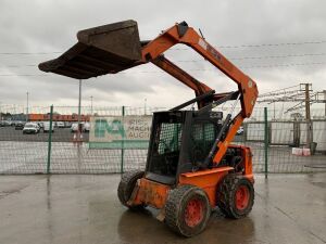 UNRESERVED 2004 Fiat Kobelco SL65B Skidsteer c/w Bucket & Forks