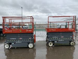 UNRESERVED 2 x 2016 Skyjack SJ4632 Electric Scissors Lifts