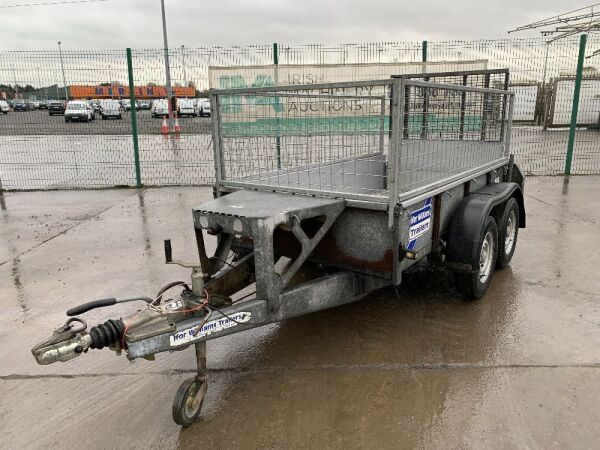 UNRESERVED Ifor Williams GD84GT Twin Axle Mesh Sided Plant Trailer