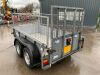 UNRESERVED Ifor Williams GD84GT Twin Axle Mesh Sided Plant Trailer - 3