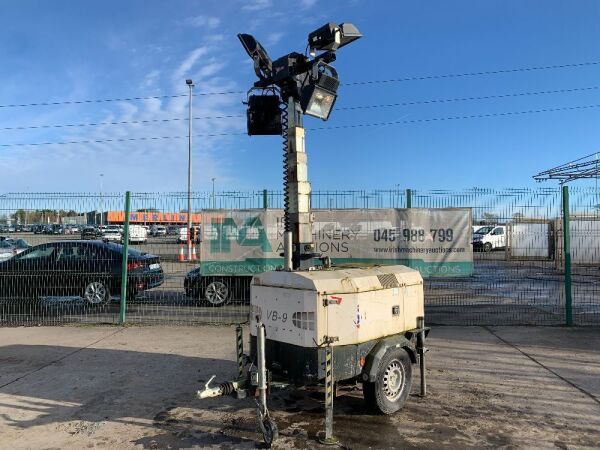 UNRESERVED 2014 Towerlight VB-9 Fast Tow Diesel Lighting Tower