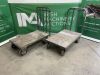 UNRESERVED 2x Flatbed Trolley