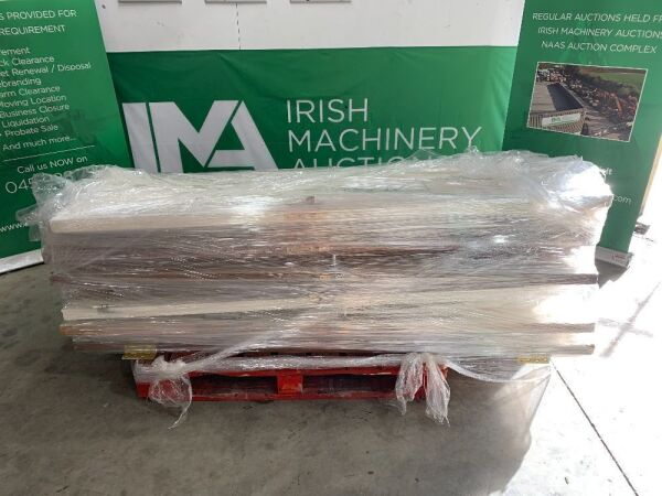 Pallet of 9 x Brown Doors (6ft 7" x 2Ft 8")