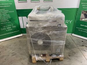 3 x Toshiba Air Con Units & 3 x Warehouse Lights