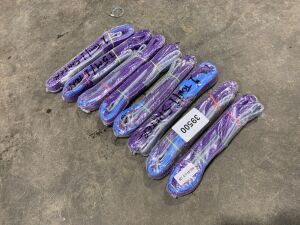 8 x Purple 1T/1.5M Lifting Slings