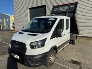 UNRESERVED 2021 Ford Transit 470 Base 2.0TD Twin Wheel Crew Cab Tipper
