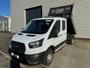UNRESERVED 2021 Ford Transit 470 Base 2.0TD Twin Wheel Crew Cab Tipper