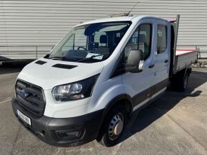 UNRESERVED 2021 Ford Transit 470 Base 2.0TD Twin Wheel Crew Cab Tipper