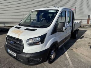 UNRESERVED 2021 Ford Transit 470 Base 2.0TD Twin Wheel Crew Cab Tipper