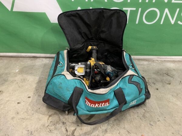 Makita Bag c/w 6 Cordless Drills