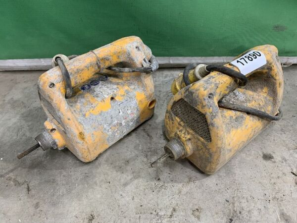 2x Yellow Concrete Pokers