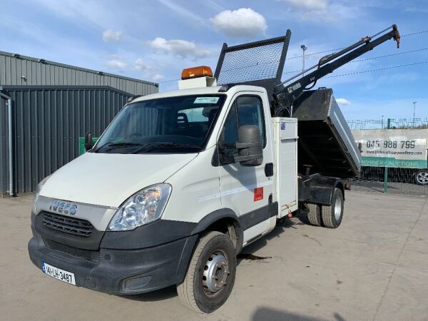 2014 Iveco Daily 70C17 Tipper c/w HIAB 013T Extendable Crane