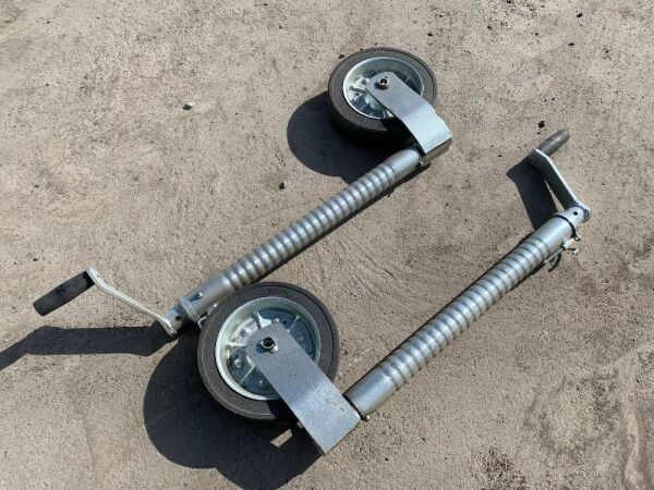 NEW 2 x 48" Serated Jockey Wheels