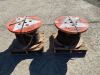 UNUSED 2 x 50M 28mm 7 Spline Wire Rope - 2