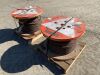 UNUSED 2 x 50M 28mm 7 Spline Wire Rope - 3
