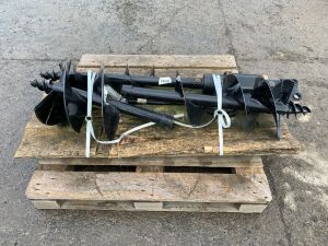 UNRESERVED NEW/UNUSED MIVA Hydraulic Rod Augers To Suit Excavator (20cm - 30cm - 40cm)