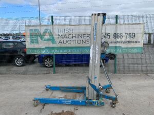 Genie Superlift SLA-15 Pedestrian Manual Material Lift c/w Forks