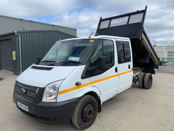 2014 Ford Transit T350 100 RWD Crew Cab Tipper