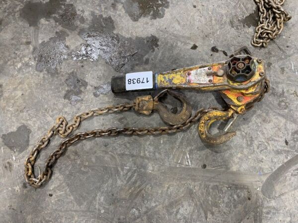 Yellow 1500KG Lever Hoist