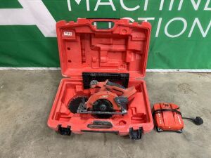 UNRESERVED Hilti SCW 22-A Cordless Circular Saw c/w Charger