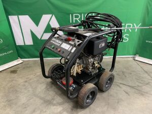 UNRESERVED Hyundai HYW4000DE 3600PSI Portable Diesel Power Washer c/w Lance & Hose