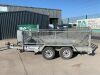 UNRESERVED Indespension Twin Axle 2.7T Mesh Sided Dropside Trailer - 2
