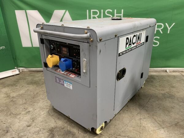 Pacini PC75 7.5Kva Key Start Diesel Generator