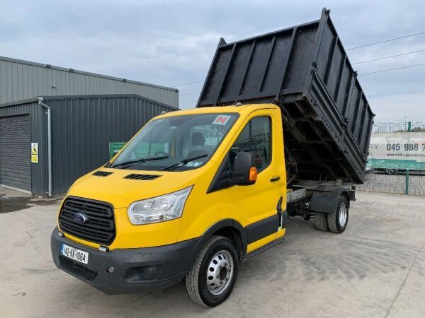 UNRESERVED 2014 Ford Transit 350 Twin Wheel Tipper c/w Barn Doors