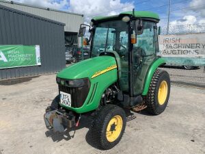UNRESERVED 2007 John Deere 3520 Hydrostatic Compact Tractor