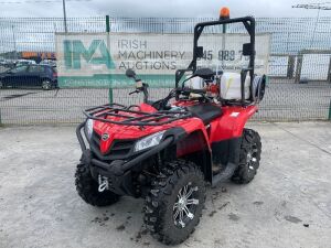 UNRESERVED 2019 CF Moto C-Force 520S 4WD Auto Quad c/w Fimco Sprayer System