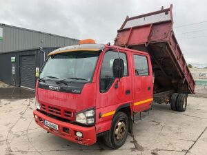 UNRESERVED 2007 Isuzu NQR 7.5T Crew Cab Tipper