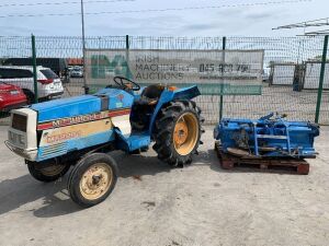UNRESERVED Mitsubishi MT2201 Diesel Compact Tractor c/w Rotovator Attachment