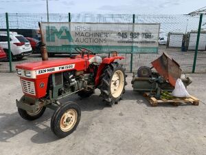UNRESERVED Yanmar Zen-Noh YM1500 Diesel Compact Tractor c/w Rotovator Attachment