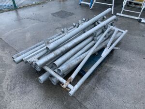 Selection of Galvanised Cattle Crush Poles