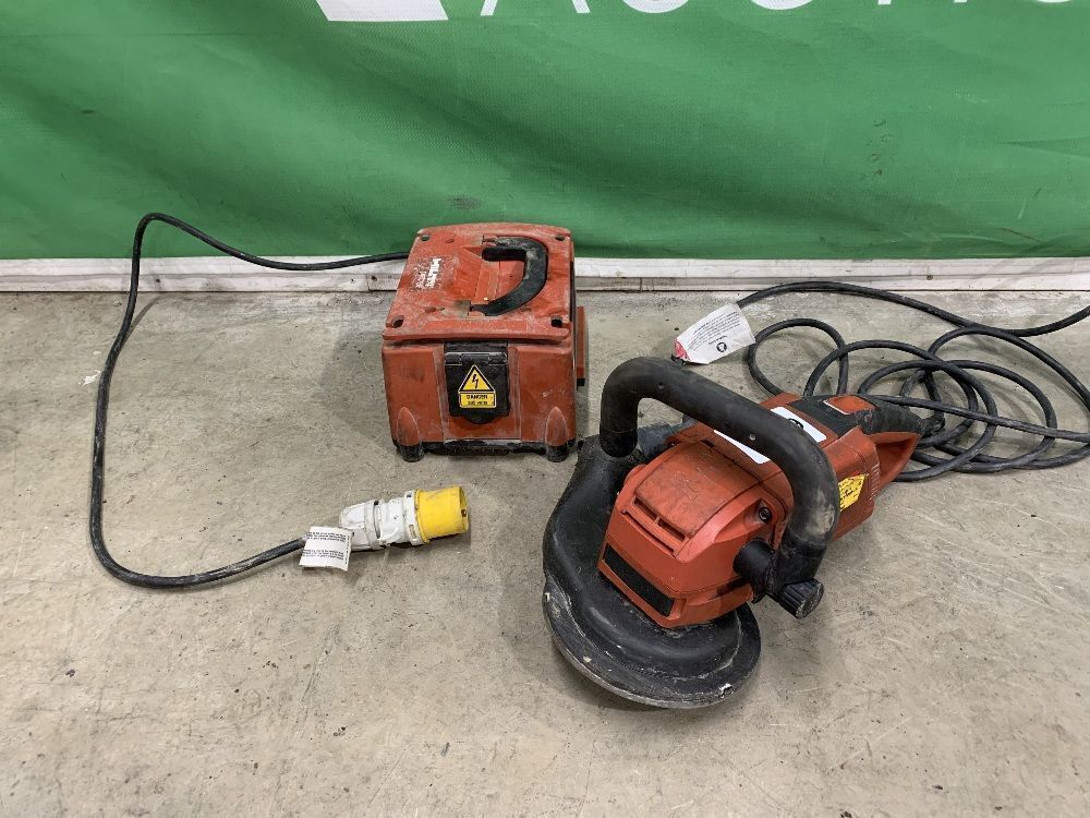 UNRESERVED Hilti DG150 Concrete Grinder c w Hilti DPC20 Power Conditioner 2 DAY TIMED TOOL TIMED AUCTION OVER 500 NO RESERVE LOTS Ends From 10 30am 28th January Irish Machinery Auctions