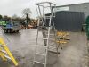 UNRESERVED Youngman 5-8 Rung Telescopic 4.208m 150KG Platform Ladder - 4