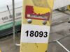 UNRESERVED 4 Rung Yellow Fiberglass 2.43m 150KG Ladder - 5