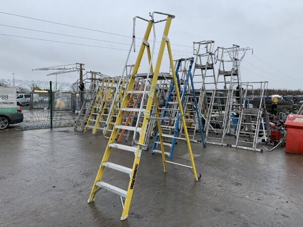 UNRESERVED 6 Rung Yellow 2.90m 150KG Ladder