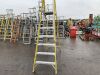 UNRESERVED 6 Rung Yellow 2.90m 150KG Ladder - 3