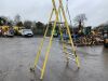 UNRESERVED 6 Rung Yellow 2.90m 150KG Ladder - 4