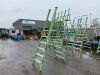 UNRESERVED Little Giant 4 Rung Green 3.2m Ladder