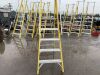 UNRESERVED 4 Rung Yellow Fiberglass 2.33m 150KG Ladder - 6