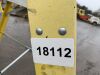 UNRESERVED 3 Rung Yellow Fiberglass 2.05m 150KG Ladder - 7