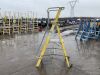 UNRESERVED 2 Rung Yellow Fiberglass 1.79m 150KG Ladder - 2