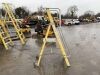 UNRESERVED 2 Rung Yellow Fiberglass 1.79m 150KG Ladder - 4