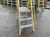 UNRESERVED 2 Rung Yellow Fiberglass 1.79m 150KG Ladder - 5